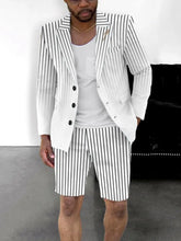 British Style Casual Gradient Color Suit Shorts Suit Men shopluxelook.store