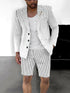 British Style Casual Gradient Color Suit Shorts Suit Men shopluxelook.store