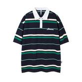 Summer Fashion Retro Polo Shirt Men shopluxelook.store