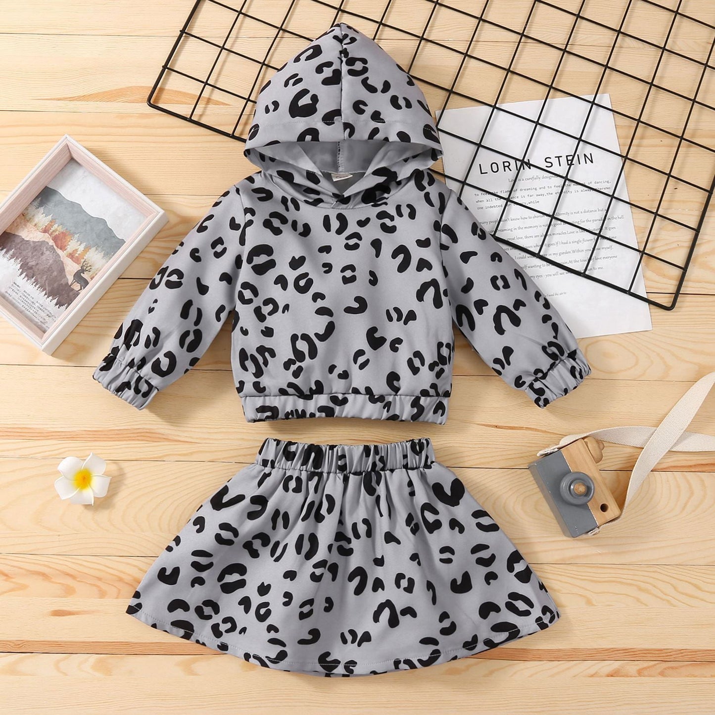 1 - 6 Year Old Toddler Girl Clothes Suit Hooded Sweater - Luxury 0 by Shop Luxe Look