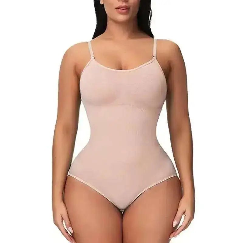 1 Piece Solid Seamless Shaping Shapewear Bodysuit, Tummy Control Butt Lifting Slimmer Body Shaper, Women'S Underwear & Shapewear - Luxury bodysuit by Shop Luxe Look