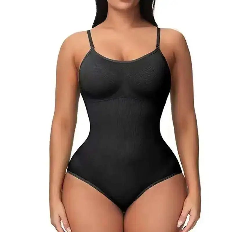 1 Piece Solid Seamless Shaping Shapewear Bodysuit, Tummy Control Butt Lifting Slimmer Body Shaper, Women'S Underwear & Shapewear - Luxury bodysuit by Shop Luxe Look