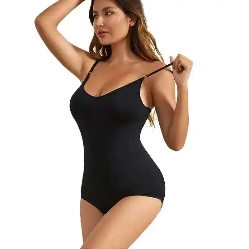 1 Piece Solid Seamless Shaping Shapewear Bodysuit, Tummy Control Butt Lifting Slimmer Body Shaper, Women'S Underwear & Shapewear - Luxury bodysuit by Shop Luxe Look