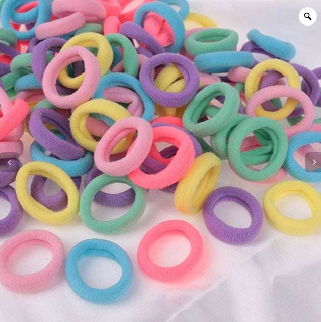 hair tie-100 Pieces Of Hair Tie Fashion Head Rope High Elastic-shopluxelook.store