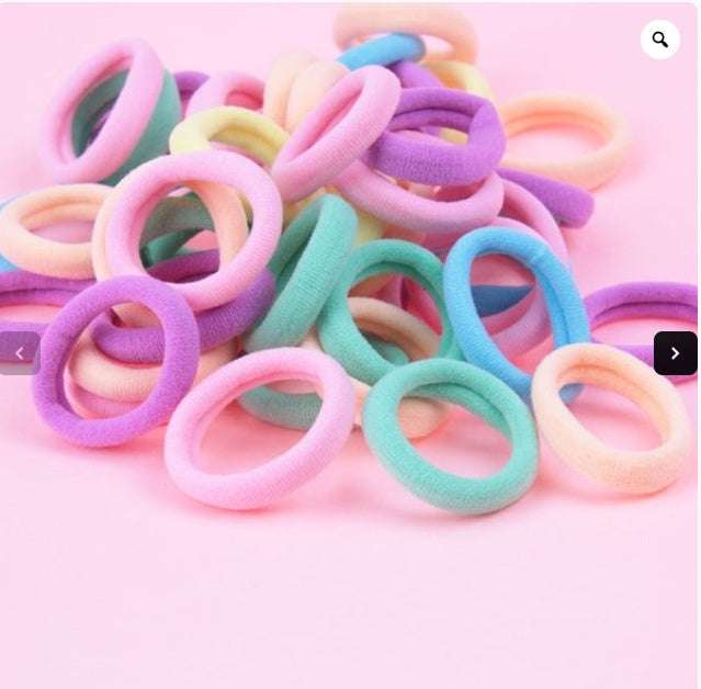 hair tie-100 Pieces Of Hair Tie Fashion Head Rope High Elastic-shopluxelook.store