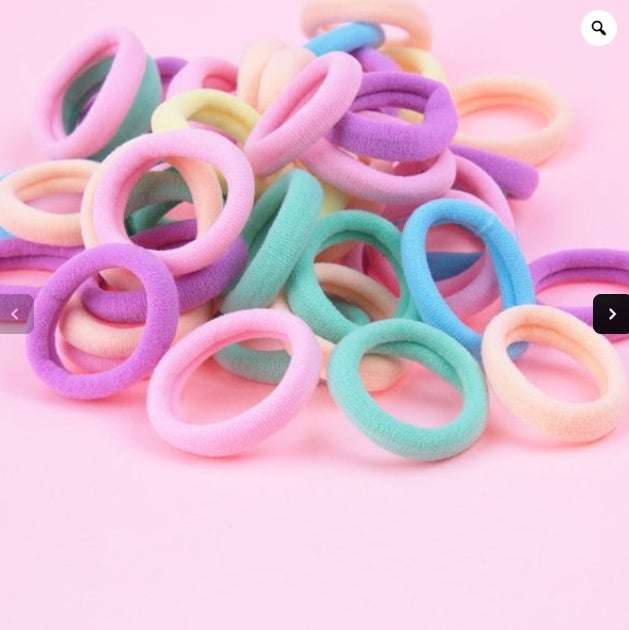 hair tie-100 Pieces Of Hair Tie Fashion Head Rope High Elastic-shopluxelook.store