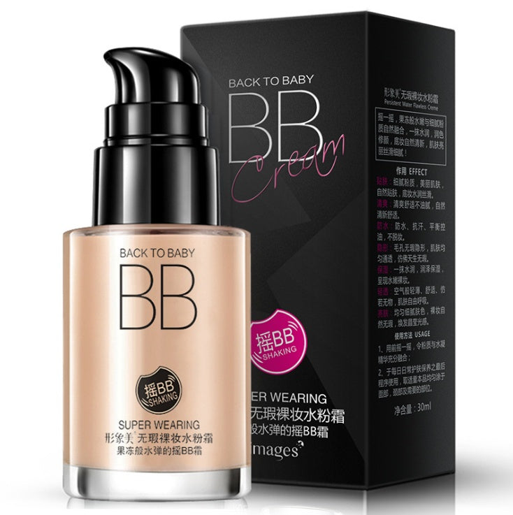 Clear and sleek hydrating cream nude makeup BB cream makeup concealer 