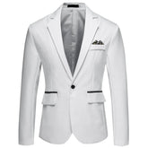 Solid Color Small Suit Hot Sale Men One Button Suit shopluxelook.store