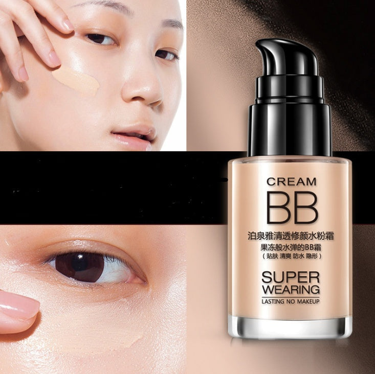 Clear and sleek hydrating cream nude makeup BB cream makeup concealer 