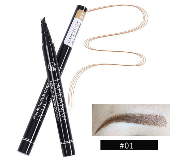 Microblading Eyebrow Pencil Waterproof Fork Tip Tattoo Pen Tinted Fine