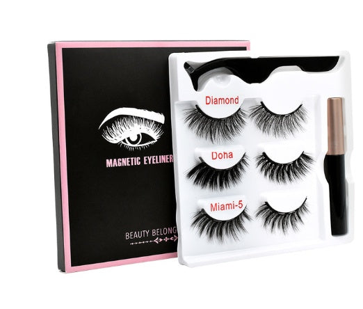 Magnetic false eyelashes