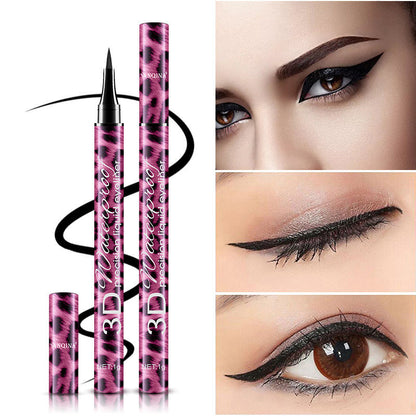 Makeup Red Leopard Eyeliner and Mascara Set