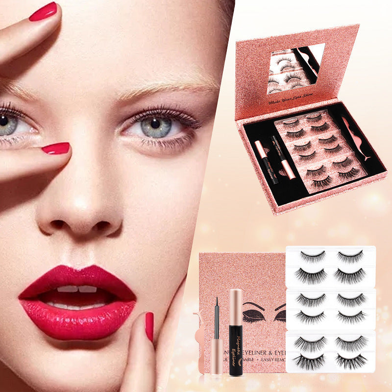 No Glue Waterproof Magnetic Lashes Eyeliner Magnetic Kit