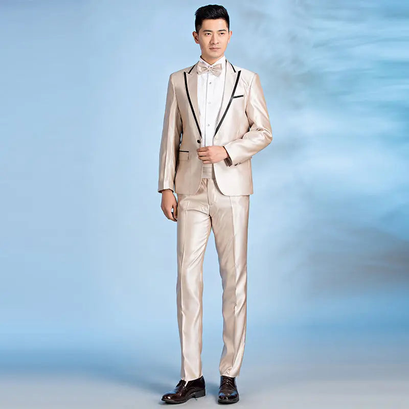 Suit Men Suit Groom Wedding Best Man Dress Slim Fit shopluxelook.store