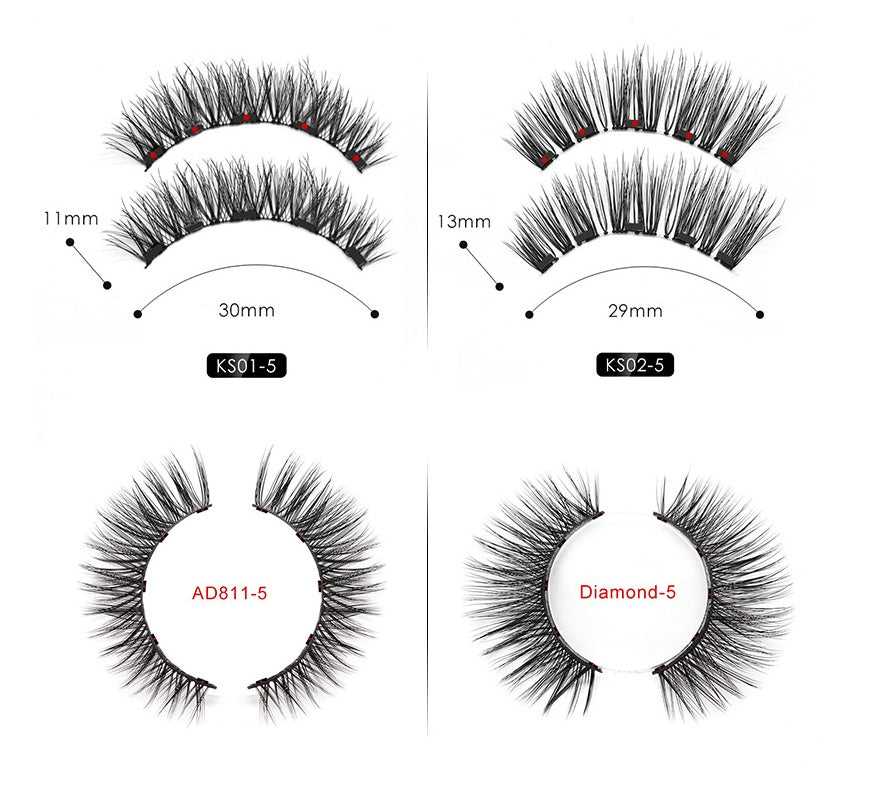 Natural Long Lasting Magnetic Liquid Eyeliner & Magnetic False Eyelash