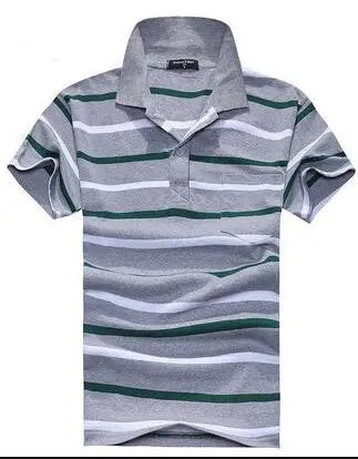 Stripe Men Polo Shirt shopluxelook.store