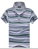 Stripe Men Polo Shirt shopluxelook.store