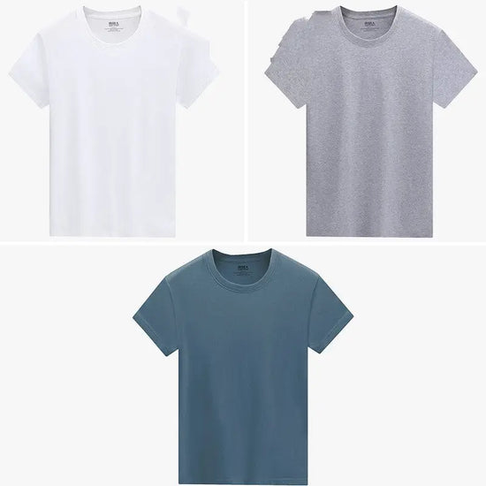 White short sleeve t-shirt men shopluxelook.store