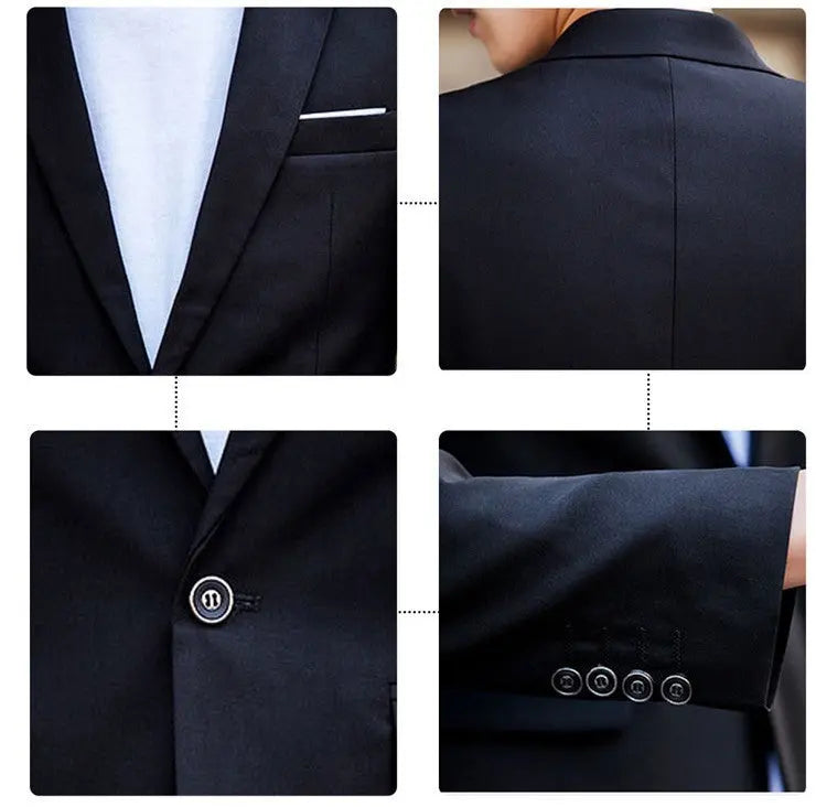 Suit 3-piece Suit Men Get Married In Business shopluxelook.store