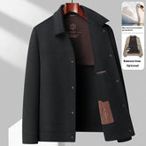 Autumn And Winter Handmade Double-faced Woolen Goods Wool Polo Collar Jacket shopluxelook.store