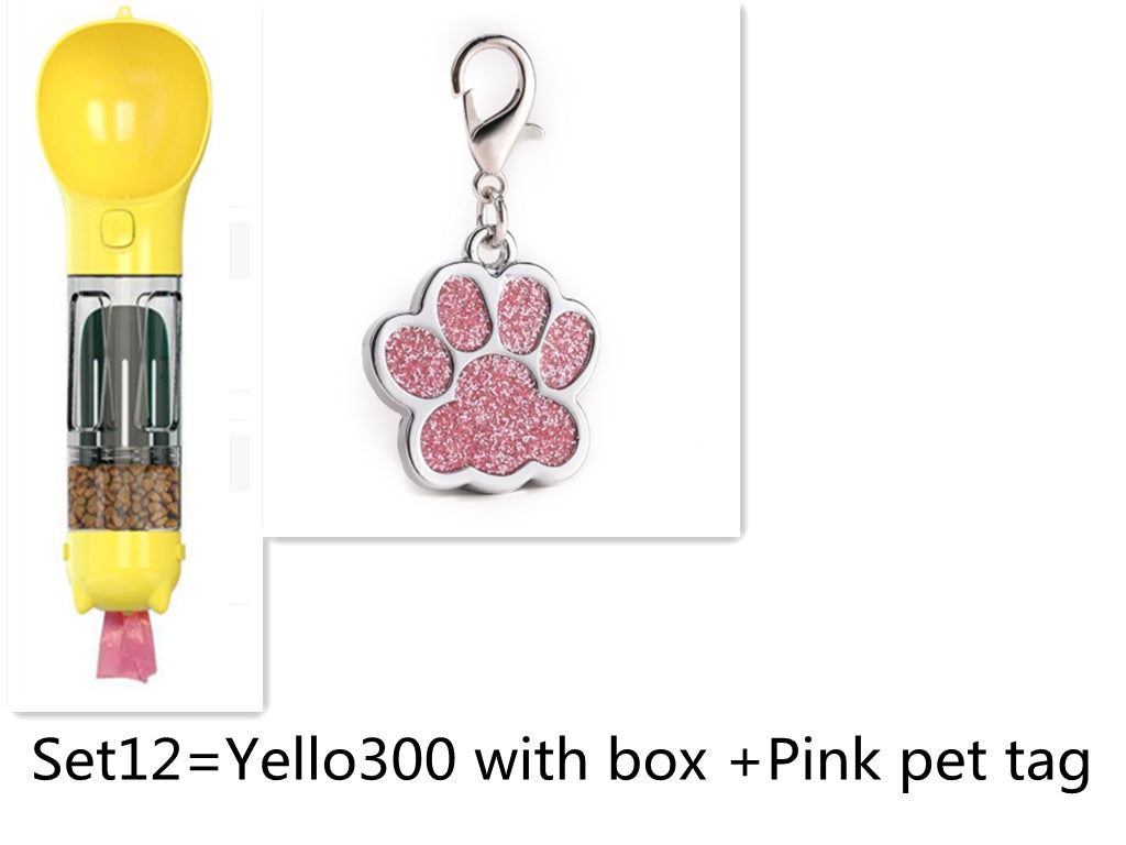 pet multifunctional water cup-Pet multifunctional water cup Going with the dog-shopluxelook.store