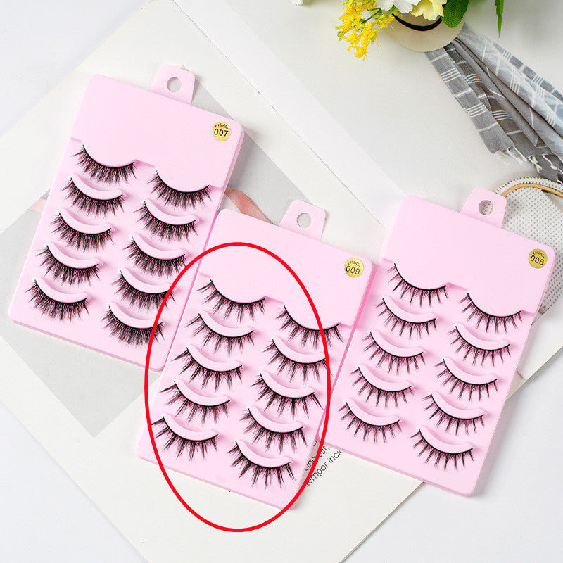 5 Pairs Manga Lashes New Arrival Anime Cosplay Natural Wispy Korean Ma