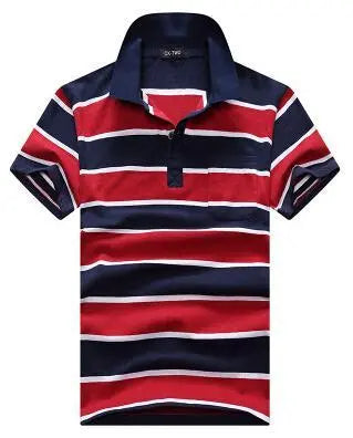 Stripe Men Polo Shirt shopluxelook.store