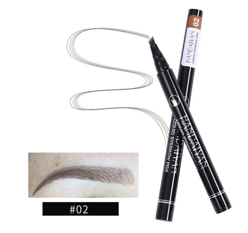 Microblading Eyebrow Pencil Waterproof Fork Tip Tattoo Pen Tinted Fine