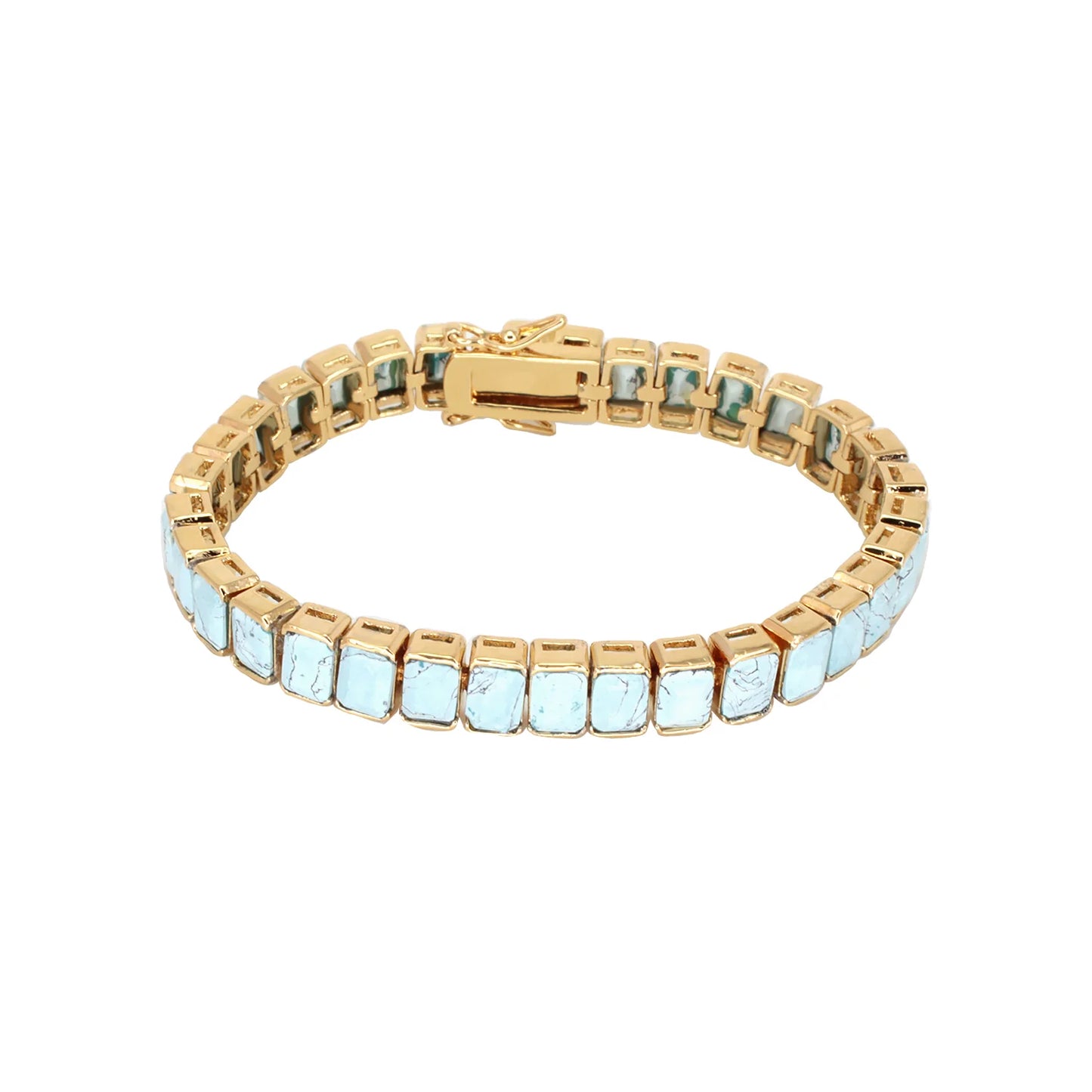 Lga Turquoise Rectangular Bracelet