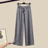 Three-piece Vest Thickened Sweater Wide-leg Pants Women&