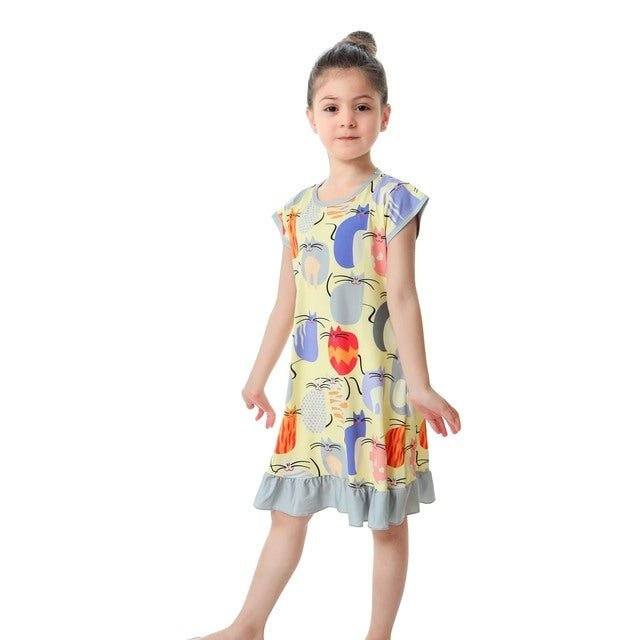 3D printing pajamas-3D Printing Pajamas Children Clothes Children Pajamas Dresses Baby Girls Pajamas Pajamas-shopluxelook.store