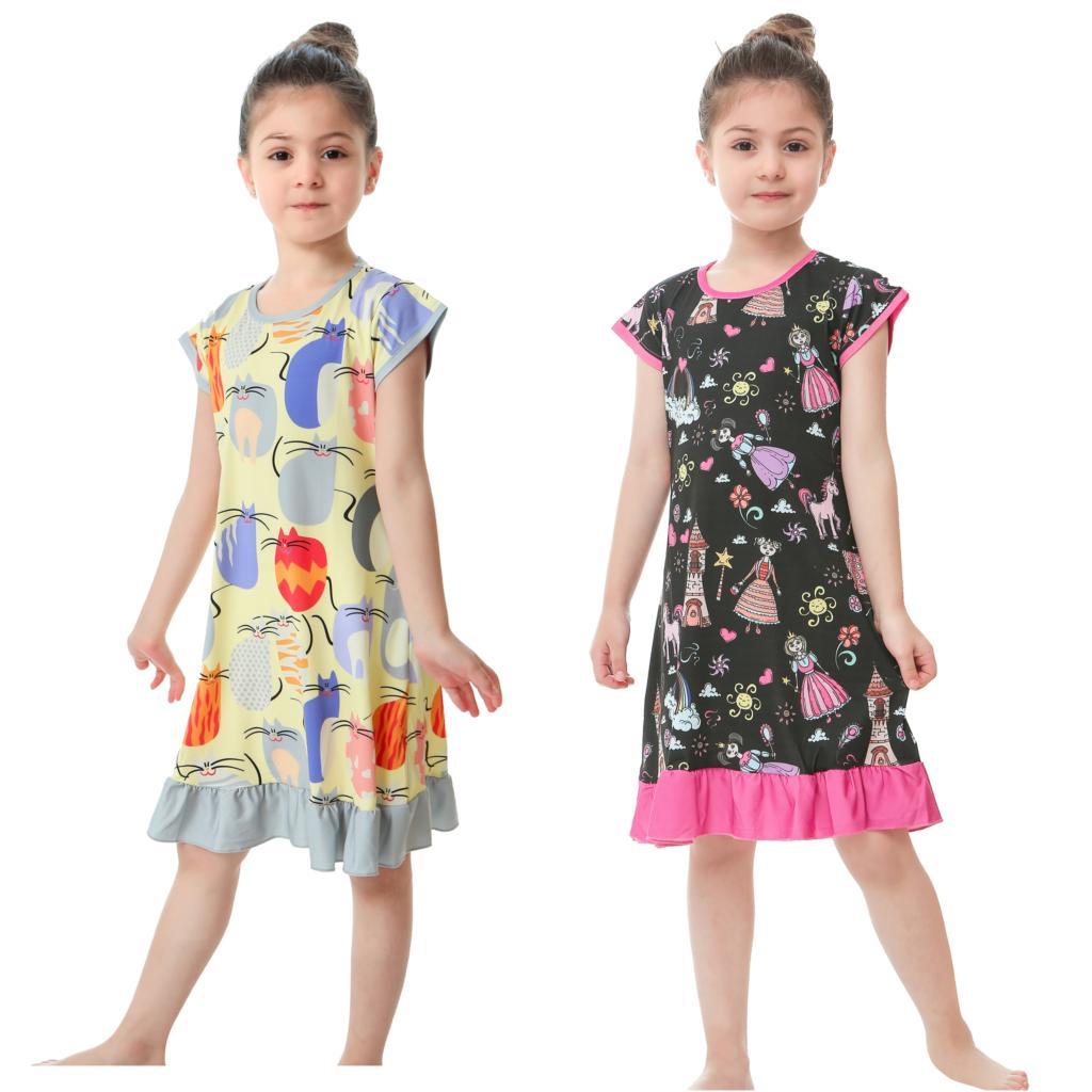 3D printing pajamas-3D Printing Pajamas Children Clothes Children Pajamas Dresses Baby Girls Pajamas Pajamas-shopluxelook.store