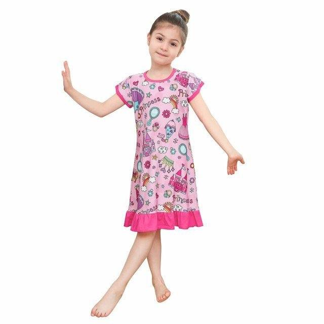 3D printing pajamas-3D Printing Pajamas Children Clothes Children Pajamas Dresses Baby Girls Pajamas Pajamas-shopluxelook.store