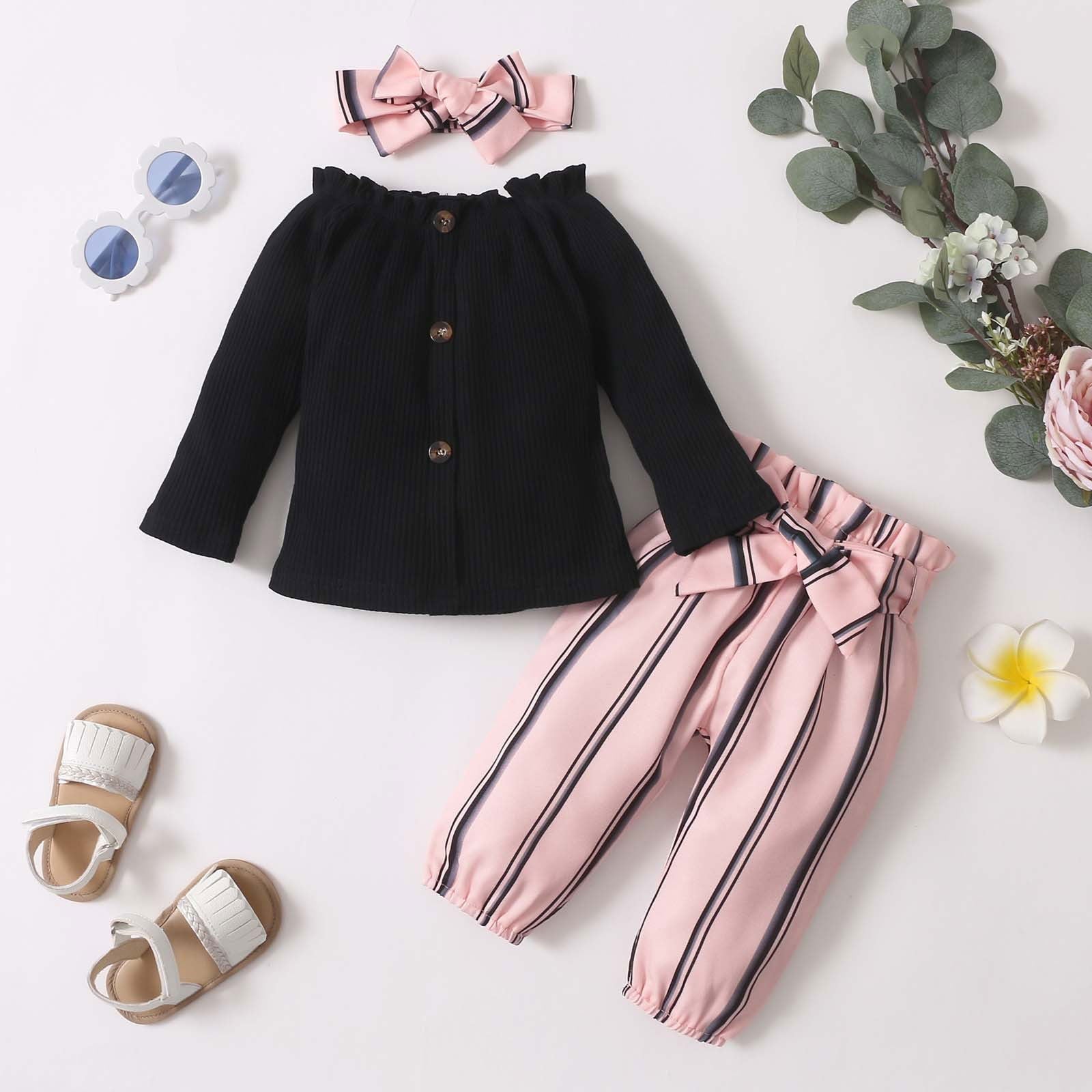 newborn baby clothes-3M-24M Newborn Baby Clothes Set Toddler Girl Outfits-shopluxelook.store