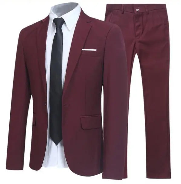 Suit 3-piece Suit Men Get Married In Business shopluxelook.store