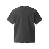 Metal Decorative Rivets T-shirt For Men shopluxelook.store