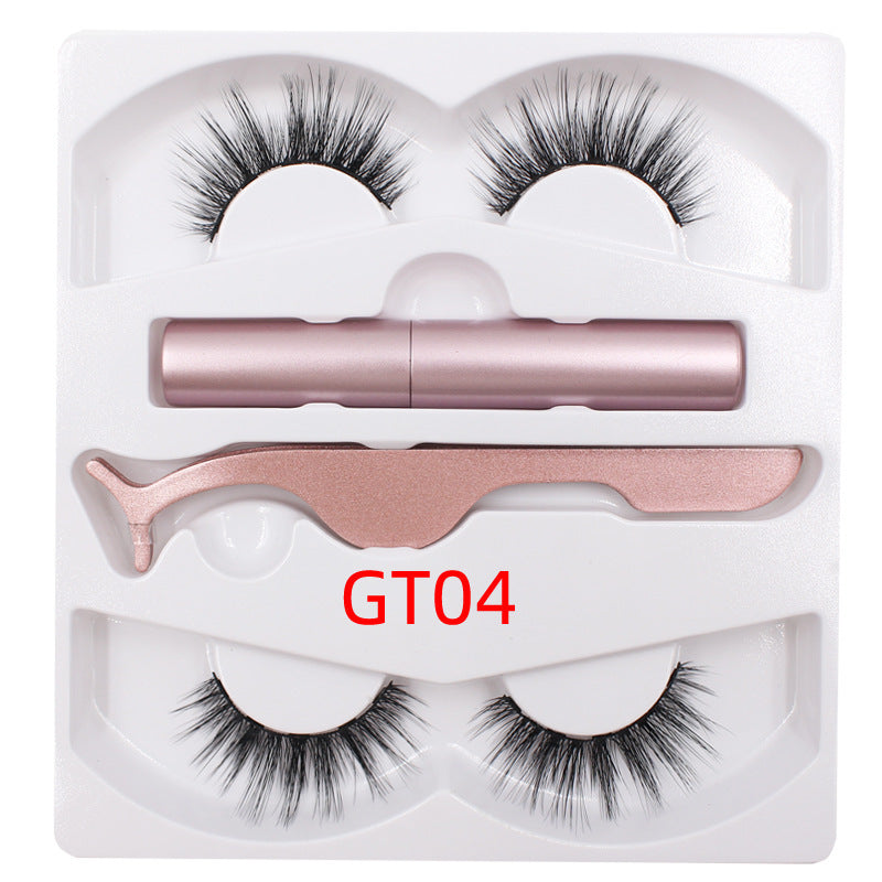 Magnetic Liquid Eyeliner & Magnetic False Eyelashes & Tweezer Set Wate