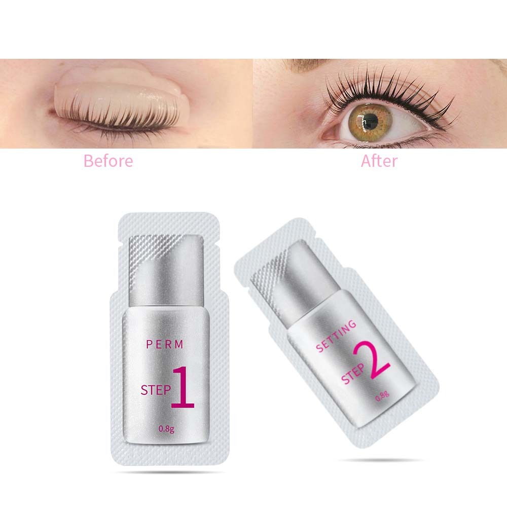 ICONSIGN 10 Pairs Pouch Eyelash Perm Lotion Lashes Lift Quick Perming 