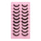 False Eyelashes, DD Curve, Thick, Eyelash, Ten Pairs