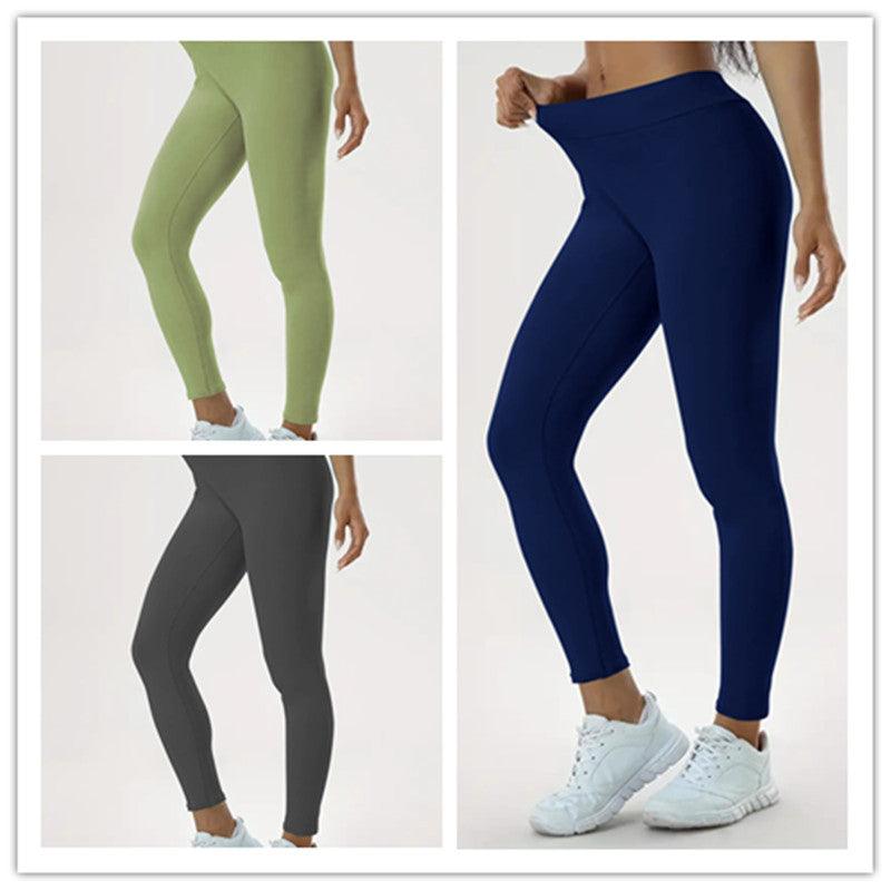 women's yoga pants-Women's Yoga Pants High Waist Lift High Elastic Tight Fitness Trousers-shopluxelook.store