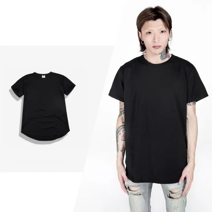 Oversized T-shirt Men Hip Hop T-shirt Streetwear Man Oversize T-shirt High Street Clothing Mens - shopluxelook.store