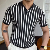 Knitwear Short Sleeve Business Polo Shirt Men shopluxelook.store