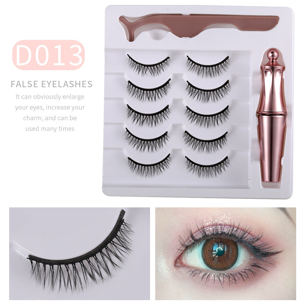 Mink Eyelashes Magnetic Eyelashes 5 Pairs Of Magnets