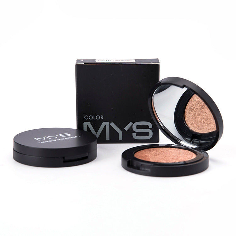 MYS Brand Face Makeup Powder 6 color Waterproof Minerals Shimmer Brigh