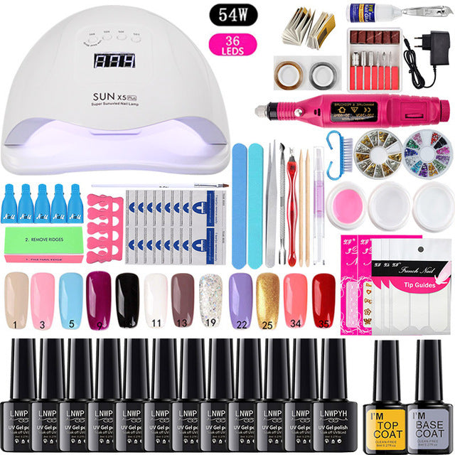 Nail manicure set