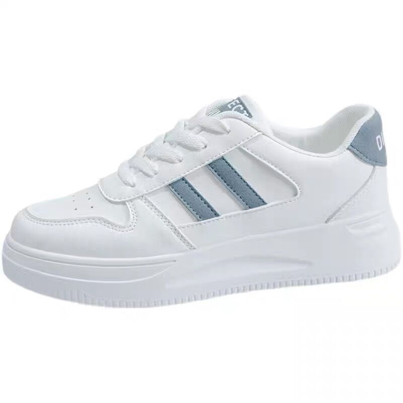 Women's All-matching Casual Sports Leather Summer White Sneakers Inter