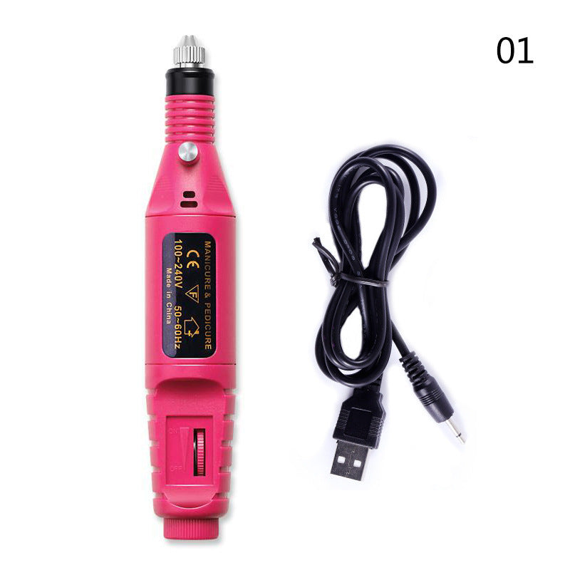 Electric Nail Drill Machine Manicure Machine Set USB Charging Mill Cut