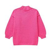 Casual All-match Round Neck Long Sleeve Knitted Sweater shopluxelook.store