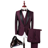 Men 3 Pieces Suit Set Men Wedding Suits Groom Tuxedos shopluxelook.store