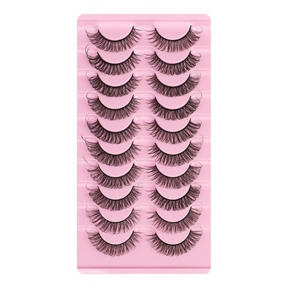 False Eyelashes, DD Curve, Thick, Eyelash, Ten Pairs